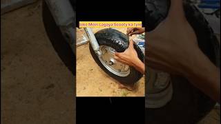 Bike Mein Lagaya Scooty ka tyre 😱  crazy xyz  shorts [upl. by Nairadas]