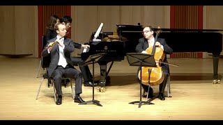 WEBER TRIO  PHILIPP JUNDT FLUTE RAFAEL ROSENFELD CELLO SHUNJI HIROTA PIANO [upl. by Enialed]