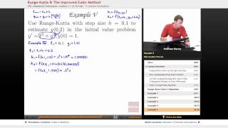 quotRungeKutta amp The Improved Euler Methodquot  Differential Equations with Educatorcom [upl. by Kenrick]