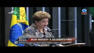 Assista na íntegra ao histórico discurso de Dilma Rousseff no Senado [upl. by Park]