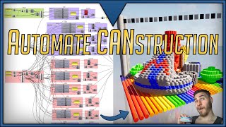 Automating CANstruction with Grasshopper [upl. by Anis223]