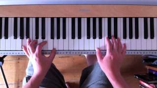 Piano improvisation exercise  minor pentatonic [upl. by Akerdal561]