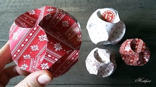 Hattifant  Christmas PATTERNS Triskele Paper Globe TUTORIAL [upl. by Chrisoula]