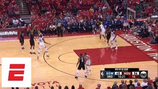 All 27 straight missed Rockets 3pointers during Game 7 vs Warriors  ESPN [upl. by Christoforo912]