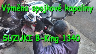 Výměna spojkové kapaliny a odvzdušnění nejen u Suzuki BKing  clutch fluid change bleeding [upl. by Feinberg]