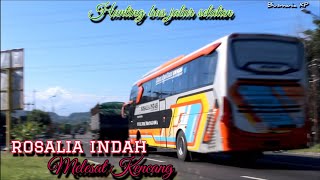 Rosalia Indah Jalur Selatan Melesat Kencang  Budiman Ngeblong Kanan  Hunting Bus Sore Hari [upl. by Alfreda]