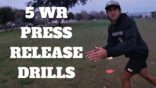 5 Wide Receiver Press Release DRILLS amp TIPS [upl. by Garv905]