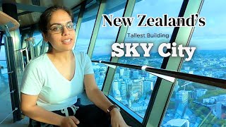 Sky Tower or Sky City Auckland New Zealand [upl. by Hughmanick174]