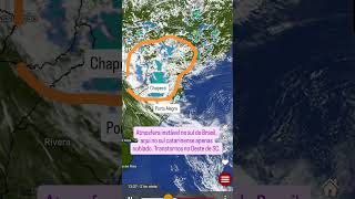 chapeco santacatarina tempestade severeweather satelite jornalismo [upl. by Gavrah285]