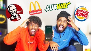 PRANK CALLING FAST FOOD RESTAURANTS [upl. by Ahseekat]