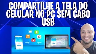 AIRMORE  SAIBA COMO COMPARTILHAR A TELA DO CELULAR NO PC SEM CABO USB E TRANSFERIR ARQUIVOS [upl. by Yorled583]