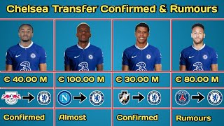 Chelsea Transfer Confirmed amp Rumours Seasons 20232024 [upl. by Joletta]