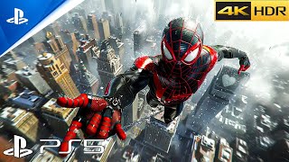 PS5 Marvels SpiderMan Miles Morales  Realistic Immersive ULTRA Graphics 4K 60FPS HDR [upl. by Alford]