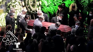 Estos fueron los momentos más emotivos en el funeral de Vicente Fernández  Telemundo [upl. by Didier]