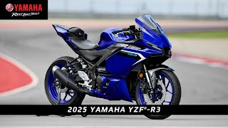 Light Nimble Fun The 2025 Yamaha YZFR3 [upl. by Assirroc]