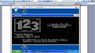 DOS in a Windows 7 Computer [upl. by Prevot]