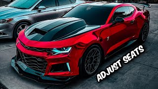 How to Adjust the CAMARO ZL1 SEATS  Per Question Asked [upl. by Stultz445]