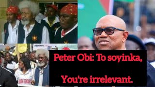 Wole soyinka a drama king of Hypocricy cultist Tribalist is irrelevant Peter Obi’s camp respond [upl. by Zeuqram494]