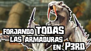 Forjando la Armadura de Gigginox y Barioth  Monster Hunter Portable 3rd [upl. by Sinned]