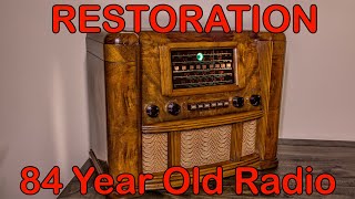 1939 Antique Radio Restoration Westinghouse 785 Receiver [upl. by Nida442]