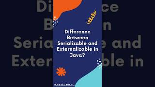 Understand Serializable amp Externalizable in Java 📚 shorts javaprogramming codingtips codes [upl. by Ycal595]