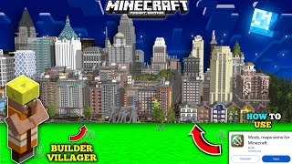 How to use Block Master for MCPE 2024  A Beginners Guide with Builder Villager Addon Use 🤯 [upl. by Nel]