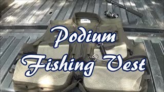 PODIUM Rapid River Fishing Vest [upl. by Hamirak210]