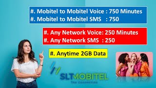 Mobitel Prepaid Sim 2021  Any Network 1000 Minutes Calls  SMS  2GB Data Free [upl. by Islek]