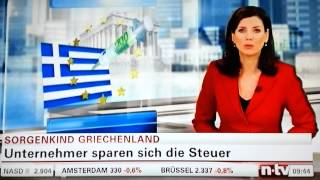 Langversion Schuldenkrise und Griechenland in deutschen TV Nachrichten incl ehrliche Meinung [upl. by Kihtrak]