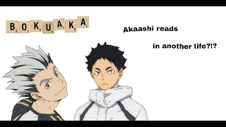 Akaashi reads in another life Haikyuu text [upl. by Chandos]