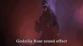 Godzilla Roar sound effect [upl. by Haelam]