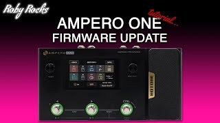 Hotone AMPERO ONE  Firmware Update [upl. by Niram]