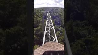 ‼️NIGHTMARE Roller Coaster in Mexico 😱 Would you ride it rollercoaster mexico nightmare [upl. by Ferrell]