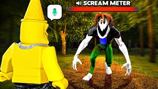 If You Scream This Roblox Game Gets More Scary [upl. by Ecnatsnoc]