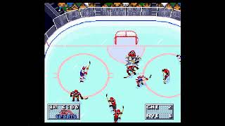 NHL 95 video 102 Chicago at NY Islanders Genesis [upl. by Anyad]