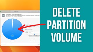 How to delete APFS partitionvolume on macOS Ventura [upl. by Annahsar530]