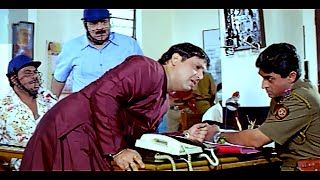 ओय मेरा भंडा बचालो इंस्पेक्टर जी  Govinda Raveena Tandon  Sandwich Movie Comedy Scene [upl. by Nayhr]