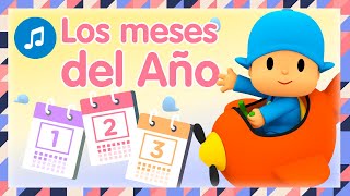 🗓 🎶 Los Meses del Año  Caricaturas Dibujos Animados y Canciones Infantiles para niños  Pocoyó [upl. by Fari537]