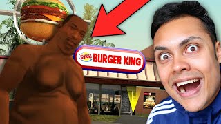 Eating Food Until CJ Gets FAT In GTA San Andreas [upl. by Ruel882]