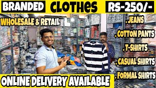 Branded Shirts and Jeans Manufacturer  😱🔥 Rs250 Mushitube lifestyle [upl. by Laoj]