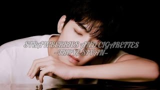 Troye Sivan  Strawberries amp Cigarettes  slowed and reverb lyrics [upl. by Assenahs]