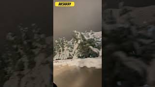 Aksarayda kar🌨️❄️keşfet short [upl. by Hibbitts]