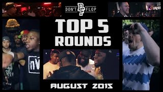 Top 5 Rap Battle Rounds August 2015  Funny Compilation [upl. by Cordy]