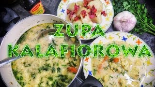 Zupa kalafiorowa 🍵  BŁYSKAWICZNY PRZEPIS NA ZUPĘ [upl. by Aneeg371]