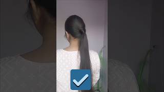 Try this ponytail hairstyle yt [upl. by Lizzy]