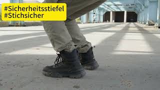 SPIEZ Sicherheitsschuhe sicherheitsstiefel stichsicher pannensicher [upl. by Enelyar]