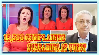 TalkTV host Julia HartleyBrewer slapped with 15500 Ofcom complaints after screaming at guest [upl. by Nosned]