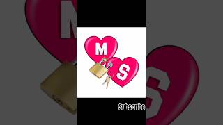 MS love 😘💗😘 statussm alphabet love video 💞 [upl. by Beryl]