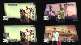 GTA5 loading time HDD vs SSD PS3 BD [upl. by Clercq349]