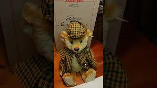 Unboxing Steiff Sherlock Holmes Teddy Vintage tahun 2002 steiff bonekateddybear labubu [upl. by Akinet295]